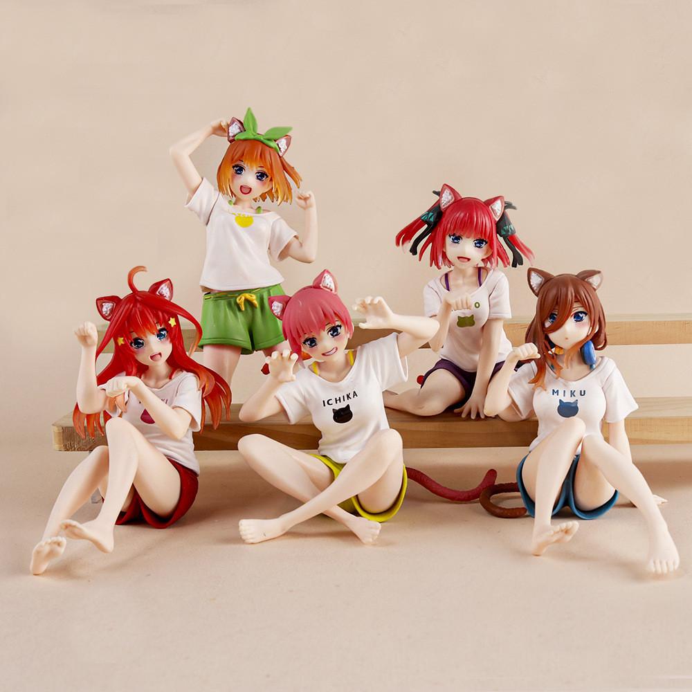 Exquisite Five Equal Parts Bride Home Wear Nino Miku Pvc Figurine For Anime Lovers