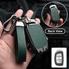 Zinc Alloy Leather For Hyundai Ix35 I40 I20 I10 Tucson Elantra Creta Sonata Ioniq Accent Creata Smart Remote Cover Car Key Case