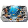 Ocean 3D Entrance Mat: Dirt-Resistant, Easy-Care, and Water-Absorbent