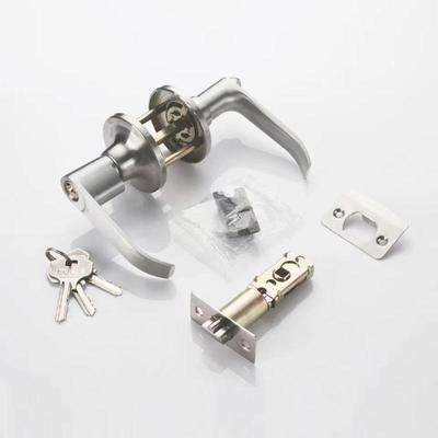 Entry Door Handle Lock Round Keyed Privacy Knob for Bedroom Bathroom Sliding Doors Secure Lockset Home Use