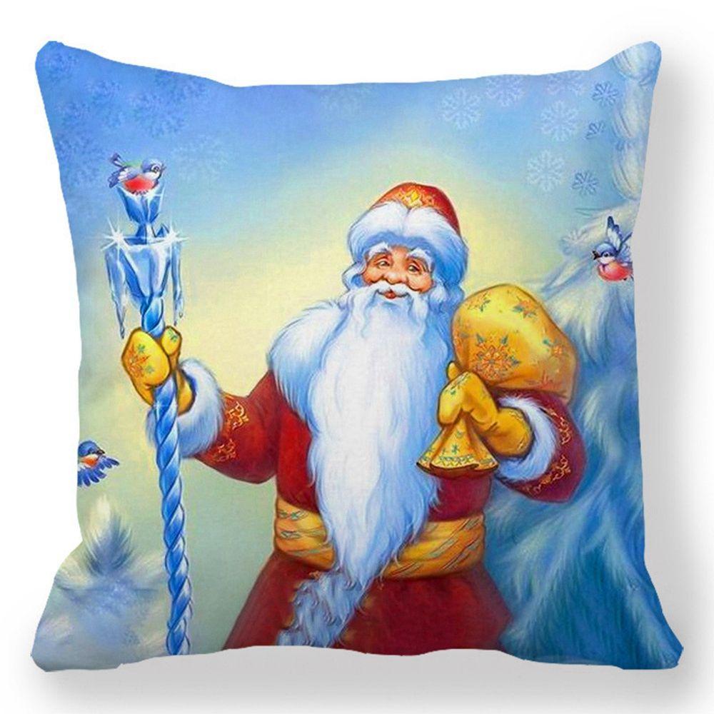 Sofa Santa Claus for Living Room Pillow Covers Pillowcase Cushion Covers Christmas decorations