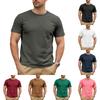Men's  Leisure  Sports  Trend  Round  Neck  T,Shirt  Short  Sleeves