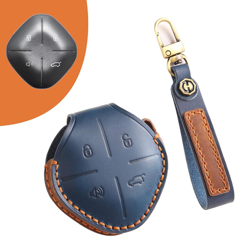 Suitable for JETOUR Dashing Handmade Cowhide High-End Car Key Cover