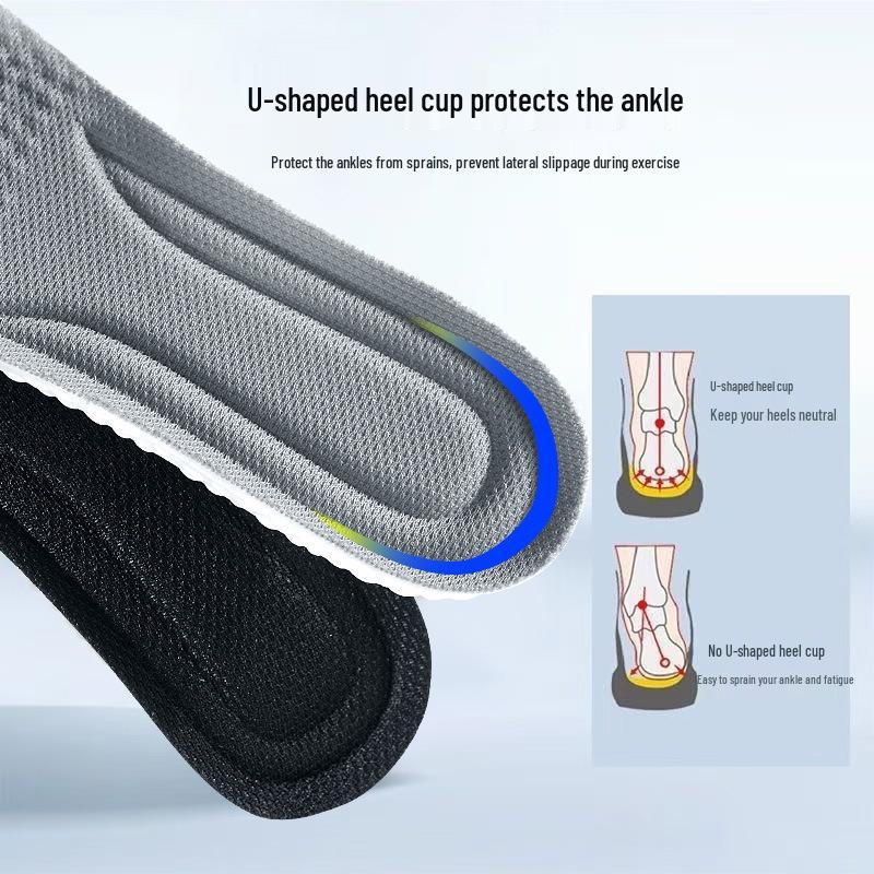Military Training Comfort Insoles – Soft, Breathable, Odor-Resistant for Men & Women. Perfect for Summer Sports with Step-On Comfort.