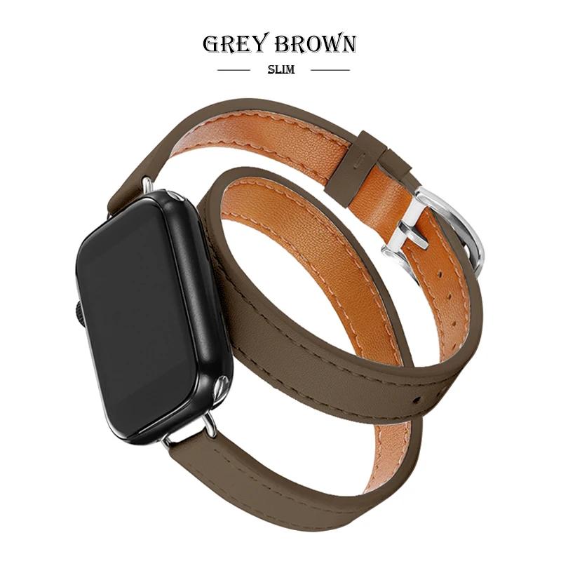 Leather Strap for Apple Watch Band 49mm 41mm 45mm 40mm 44mm Correa For IWatch Series 9 8 7 6 SE 5 4 Ultra 2 Replacement Bracelet