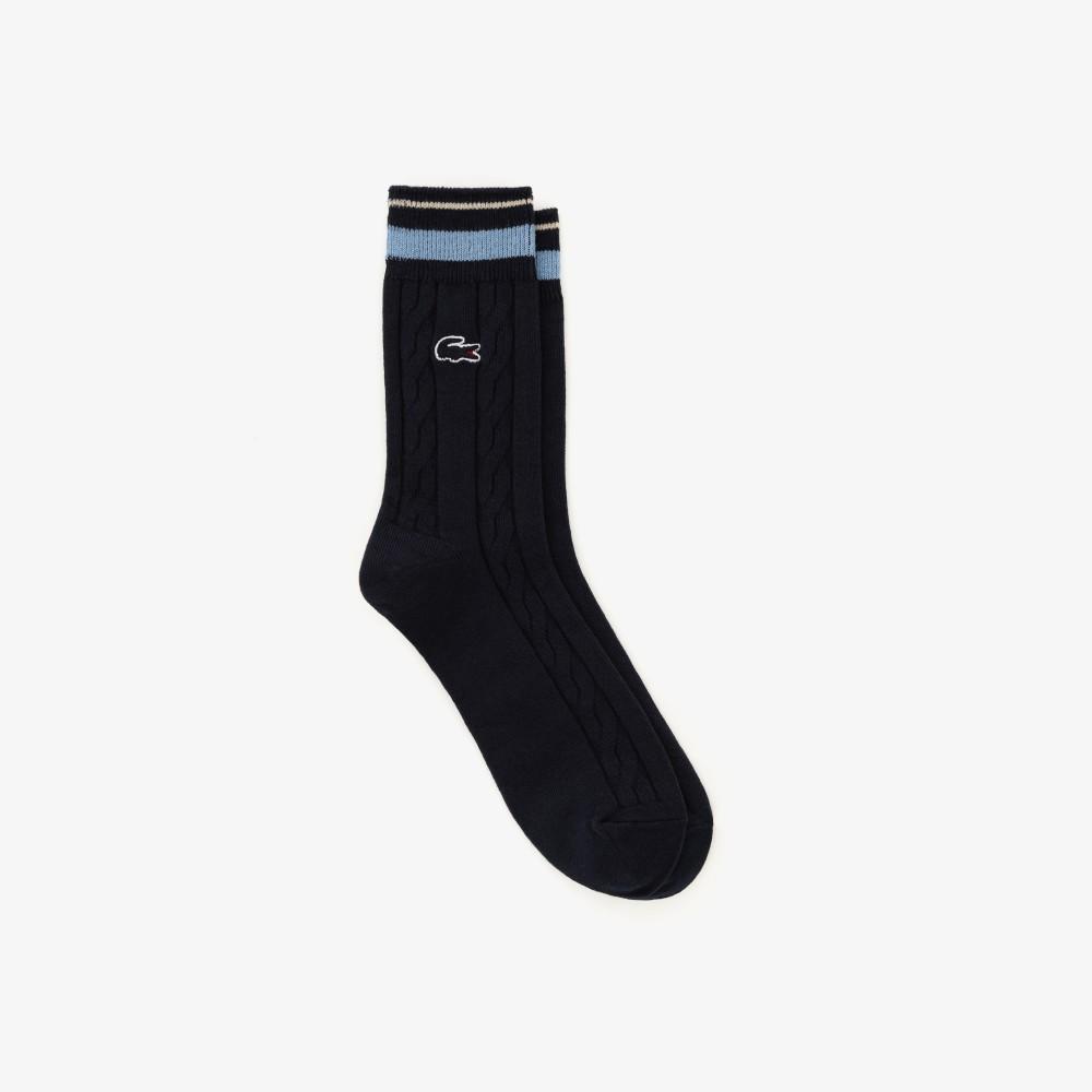 [lacoste] Женские носки средней длины с косами RA194E-56G166 0TU
