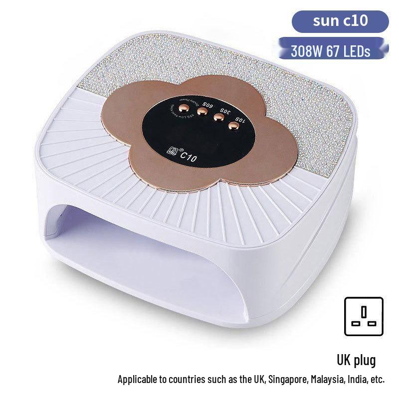 256W High Power UV/LED Dual Light Nail Curing Lamp