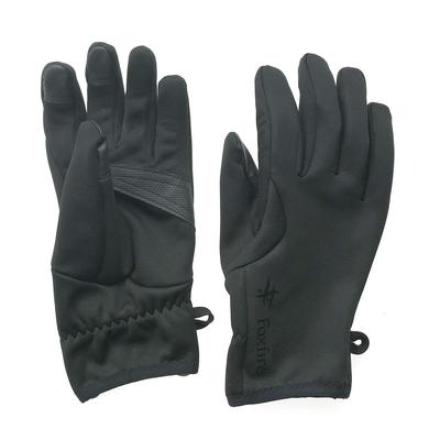 Foxfire Windproof Gloves with Gripper Size S Size Windshield, Black, Unisex, (Japan S)