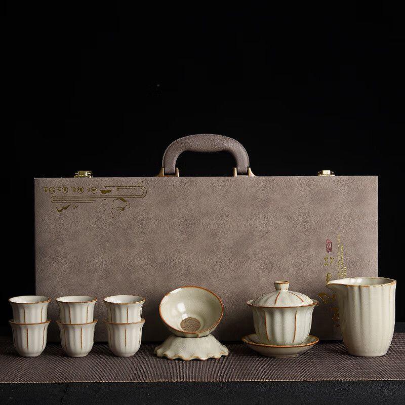 

Ru Kiln Ceramic Kung Fu Tea Set