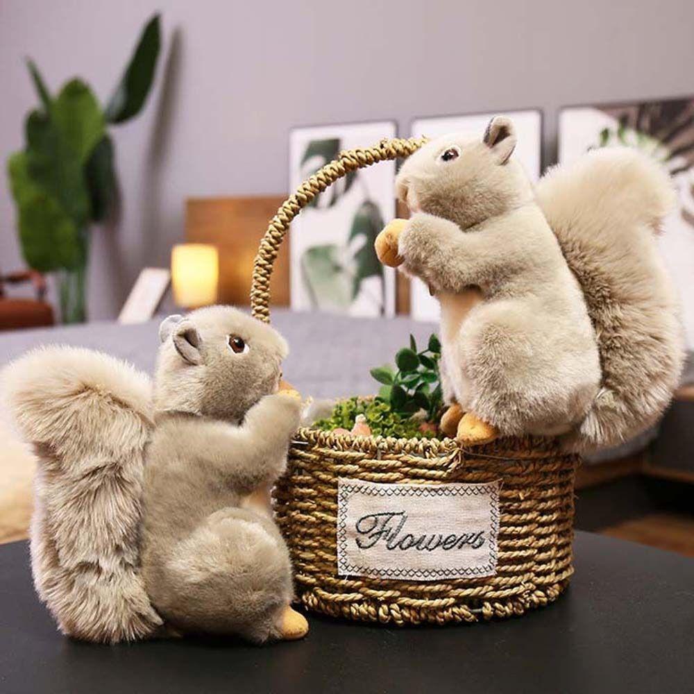 Home Decoration Plush Pillow Stuffed Toys Plush Animal Toy Squirrel Plush Doll Squirrel Plush Toys