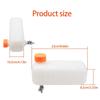 Efficient Oil Box Garden Tool Fuel Supply Portable Gas Tank Plastic Tank Box Quick Fixing for 1E43F 2 Strokes Engines