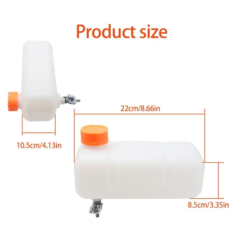 Efficient Oil Box Garden Tool Fuel Supply Portable Gas Tank Plastic Tank Box Quick Fixing for 1E43F 2 Strokes Engines