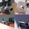 7Pcs Metal Cutting Disc Hss High Speed Steel Rotary Blade Wheel Discs Mandrel For Tools Wood Cutting Saw Dremel Cutter (3.175mm)
