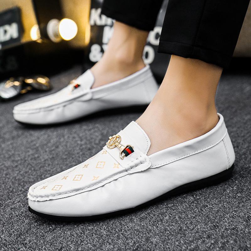 European Station Men's Shoes Spring 23 New Men's Doudou Shoes Casual Single Shoes Men's Lazy Driving Shoes