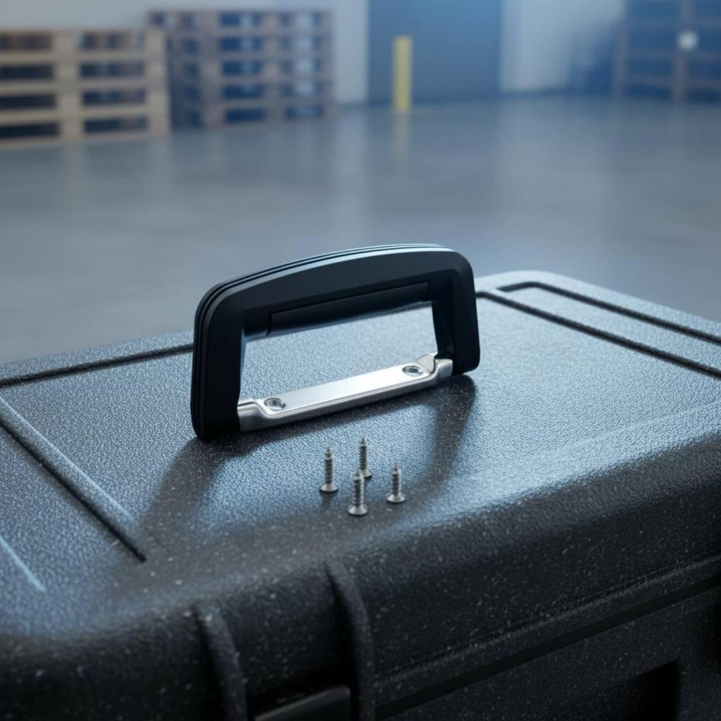 Handles for Cases, Boxes And Chests with Sturdy Support Reliable Mounting. Suitable