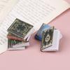 3Pcs/Set 1:12 Dollhouse Miniature Classical Book Scene Model Accessories Toys