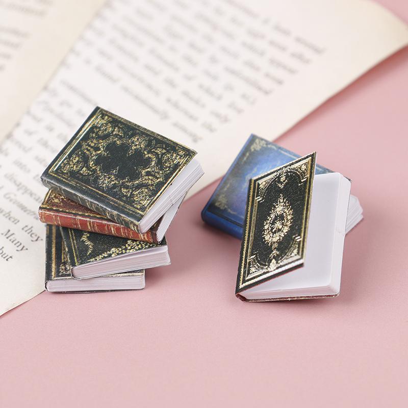 3Pcs/Set 1:12 Dollhouse Miniature Classical Book Scene Model Accessories Toys