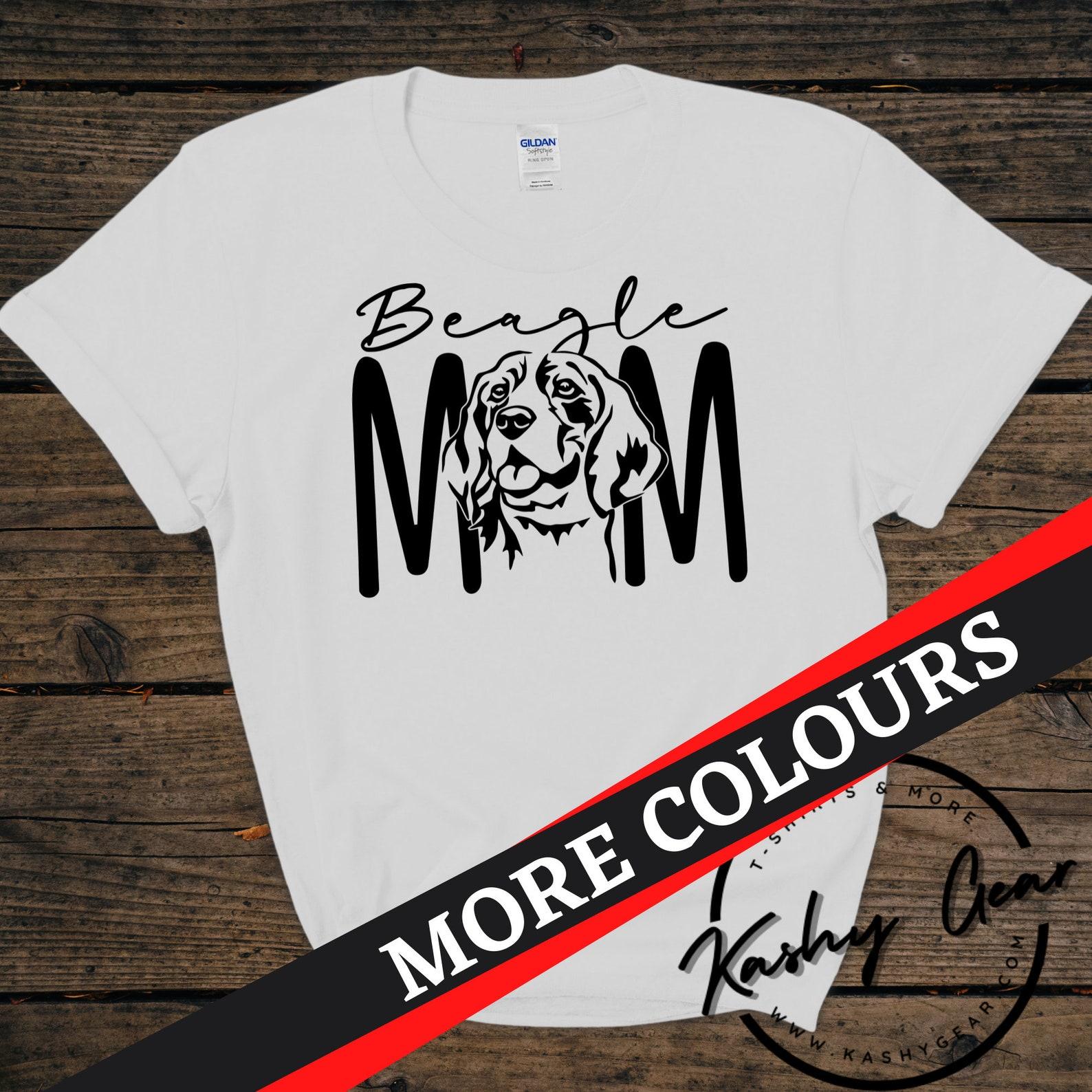 Beagle Shirt | Beagle Mom Tshirt | Dog Mom Parent Lover | Christmas Gift For Dog Lovers S