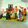 Vs Zombies Plants Building Blocks Bricks Construction Toy Garden Game Model Doll