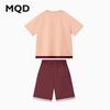 MQD Boys' Color-Blocked T-Shirt & Outdoor Shorts Set