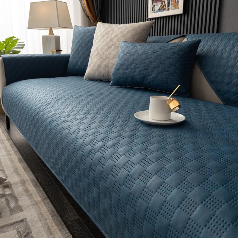 Water Repellent Sofa Cover Technical Cloth Universal Sofa Towel Anti-slip Combination Couch Cushion Slipcover for Living Room