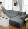 Dicker Sofabezug aus Samtplüsch für Wohnzimmer, 1/2/3/4-Sitzer, elastischer L-förmiger Ecksessel, Sofabezug, Möbelschutz