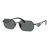 Hohlrahmen Metall Quadrat Sonnenbrille Herren Sonnenbrille Schwarz PRA51S1AB5Z1