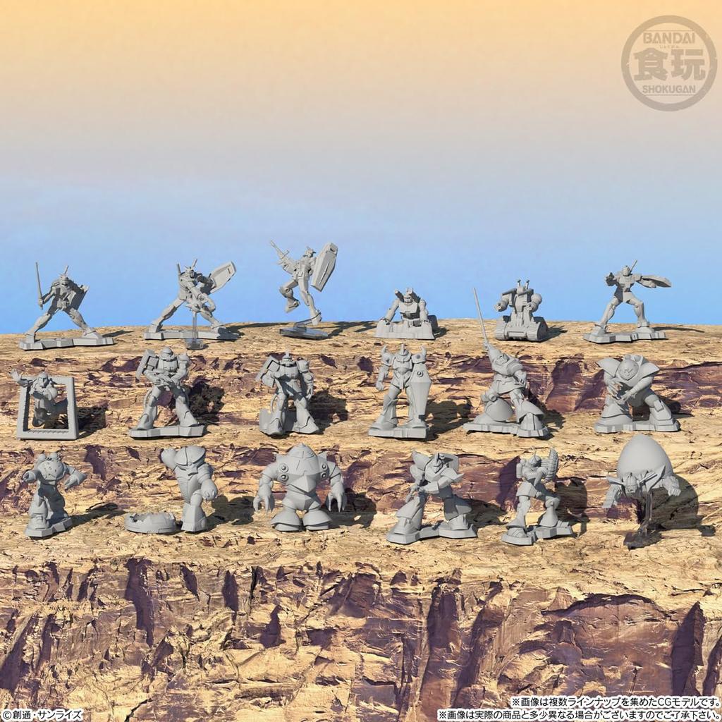 Bandai ChocoSap Mobile Suit Gundam Pudełko 10 sztuk (Cukierkowa zabawka)