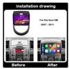 For Kia Soul AM 2007 - 2011 DSP QLED IPS Android 14 Car Radio GPS Navigation Multimedia Video Player Carplay Android Auto