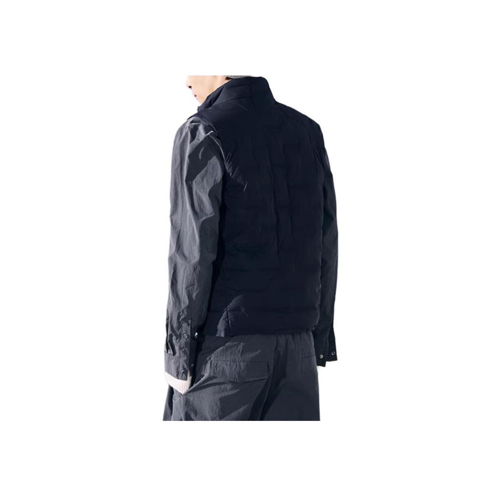 Saucony Urban Commuting Series Sports Lifestyle Woven Stand Collar Zip Vest Men Vests Black SC2230042CAL-BK01