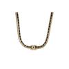 Double C Lambskin Necklace Women Necklace Black Gold AB8307-B08169-NI211