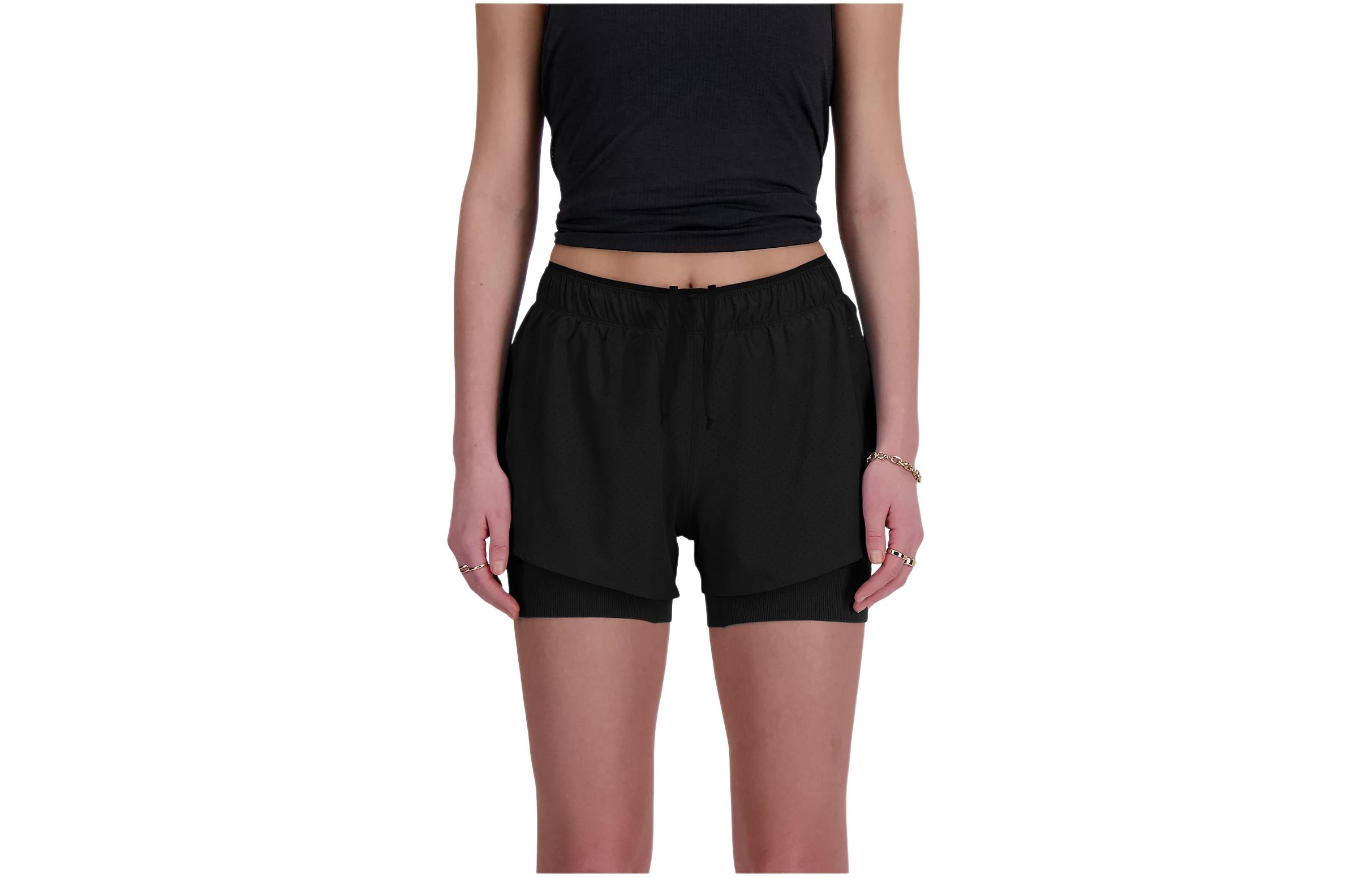 New Balance Casual Shorts Women s Black WS41287-BK M