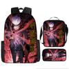 Spell Return Battle School Bag Elementary School Student Animation Backpack Large Capacity Three-piece Set