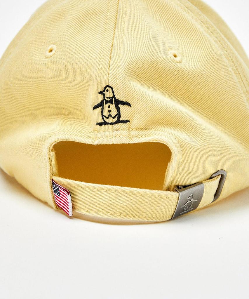 [Munsingwear] Cap 70th Anniversary Archive Penguin Product Washed Baseball Cap Golf MG5SCP30U YL00 (Yellow)