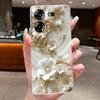 For Techno Pova 5 LH7n 5Pro LH8n Phone Case Tecno Pova 5 Pro Case Clear Luxury Fashion Butterfly Flowers Soft TPU Silicone Cover