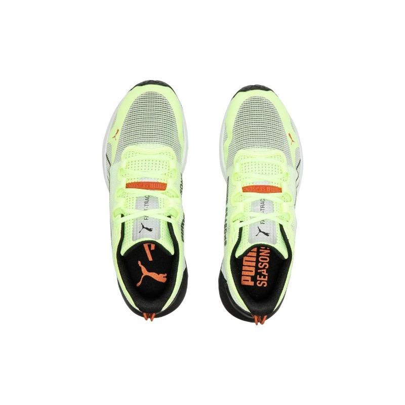 Puma Men's Green Black Fast-Trac Nitro Low Top Running Shoes 377044-08