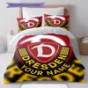 Custom Name,Dynamo Dresden Pattern Bedding Home Decoration Birthday Gift ( 1 Duvet Cover + 2 Pillowcase, Without Core),fan Merchandise.