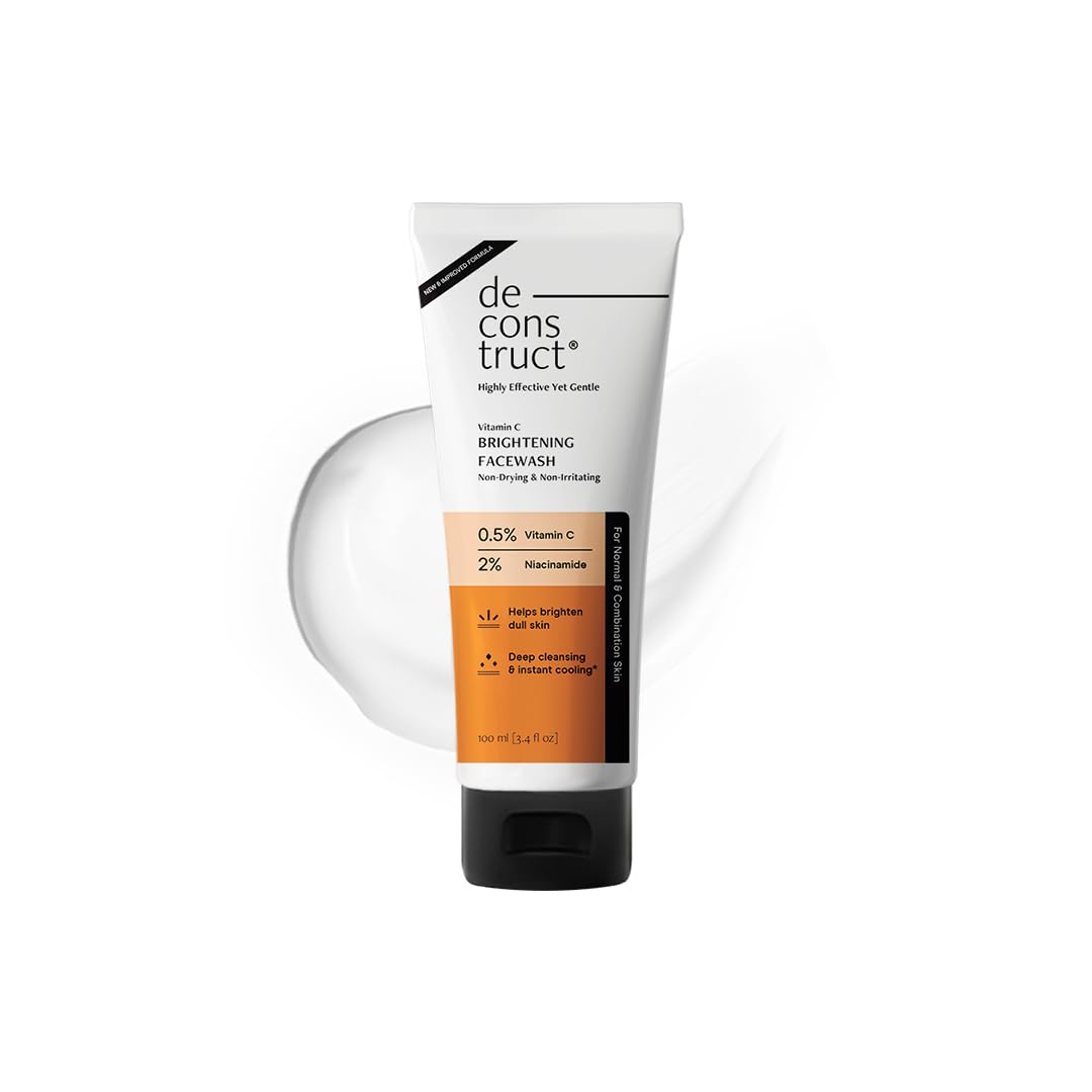 Deconstruct Vitamin C Brightening Face Wash, Brightens & Fades Dark Spots -100ml 100ml