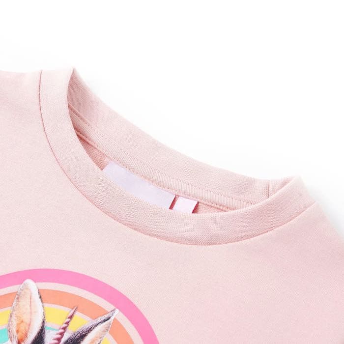 Light Pink Sweatshirt for Children 92/104/116/128/140