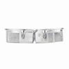 2pcs Silver Cabinet Door Hinge Hidden Folding Table Hinge Small Flap Door Hinge  Furniture
