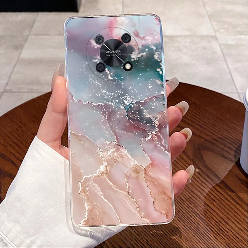 Case for Huawei novaY90 nova Y90 Casing CTR-LX2 LX1 LX3 Cover Clear Soft Silicone TPU Luxury Love Heart Rabbit Funny Phone Case
