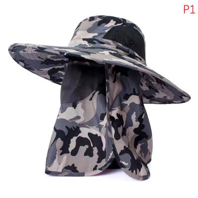 Summer Sun Hats Uv Protection Outdoor Hunting Fishing Cap For Men Women Hiking Camping Visor Bucket Hat Removable Fisherman Hat