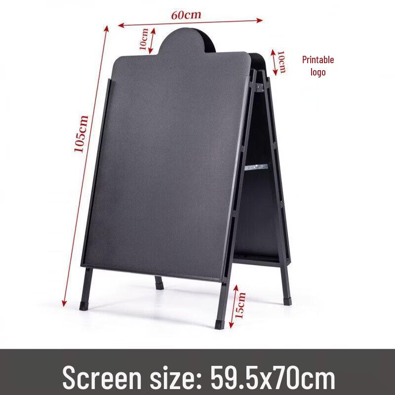 Outdoor Double-Sided Iron Poster Display Stand