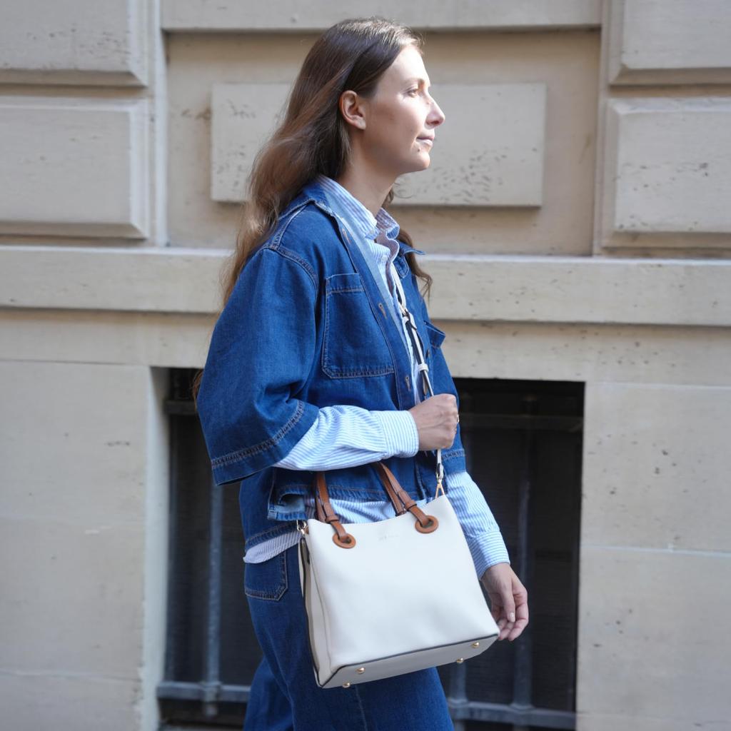 FIRANO 3-Part Casual Chic 2-Way Handbag for Women, 402290, Taupe