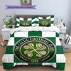Celtic Football Club Pattern Bedding,Quilt Set Quilt Cover Pillowcase Home Birthday Gift(1 * Duvet Cover + 2 * Pillowcase, Without Core)