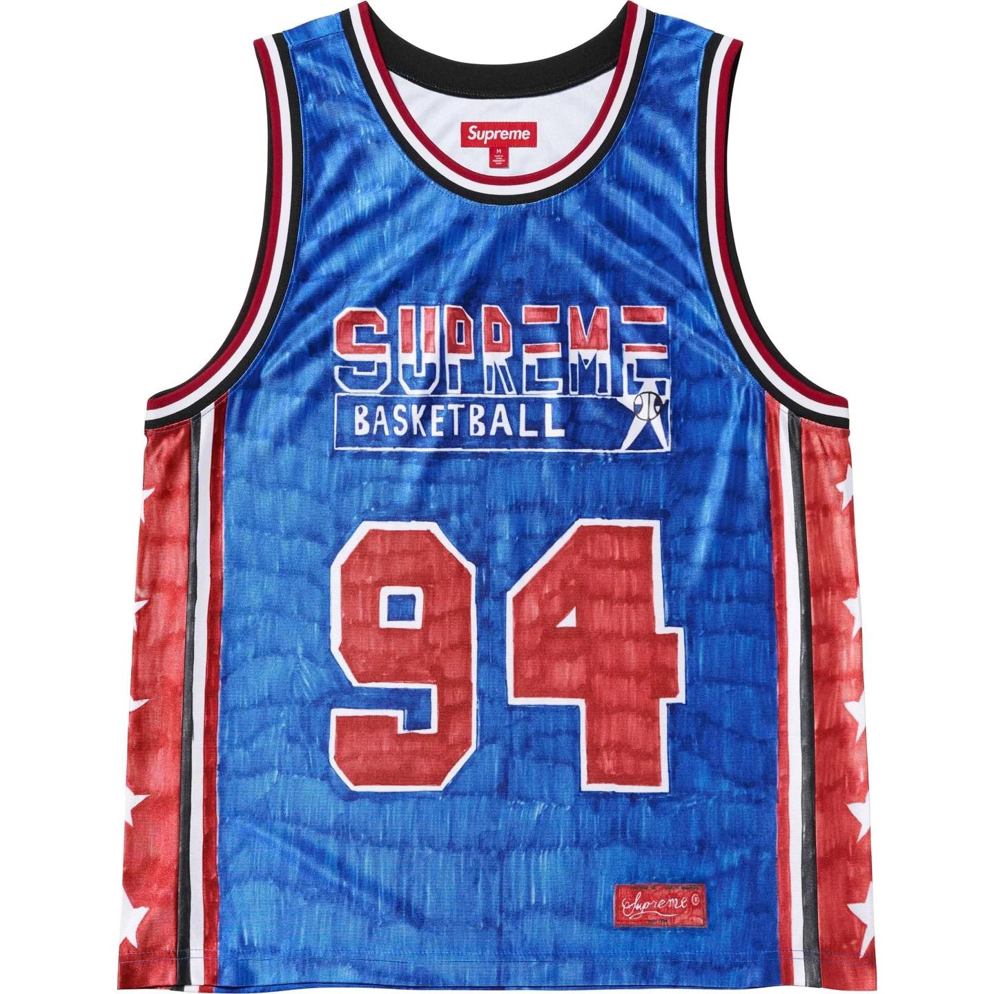 Supreme Marker Basketball Jersey Multi L