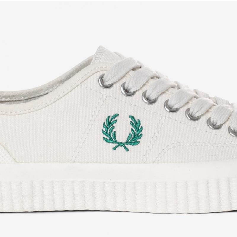 Fred Perry 23ss Unisex Sneakers Huz Low Canvas Leather Sfpu2314365 D06 