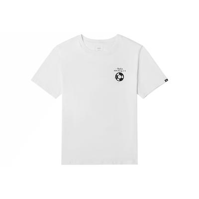 Vans X 275C Collaboration American Vintage Cartoon Smiley Letter Print Short Sleeve T-Shirt Unisex T-Shirts White VN0A7TQVWHT