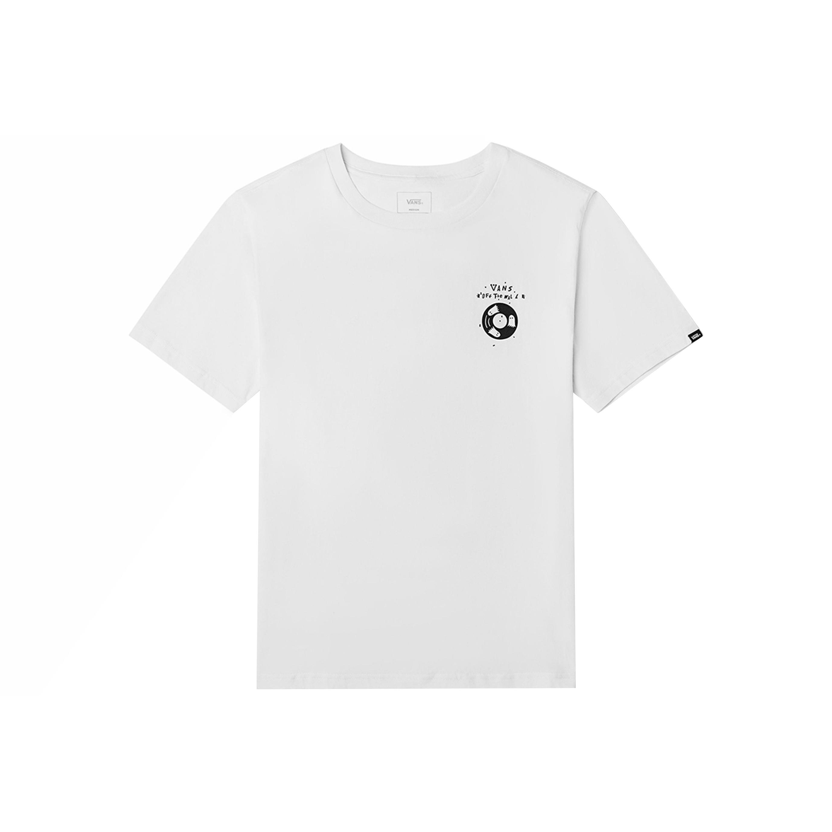 

Vans X 275C Collaboration American Vintage Cartoon Smiley Letter Print Short Sleeve T Shirt Unisex T Shirts White VN0A7TQVWHT XL