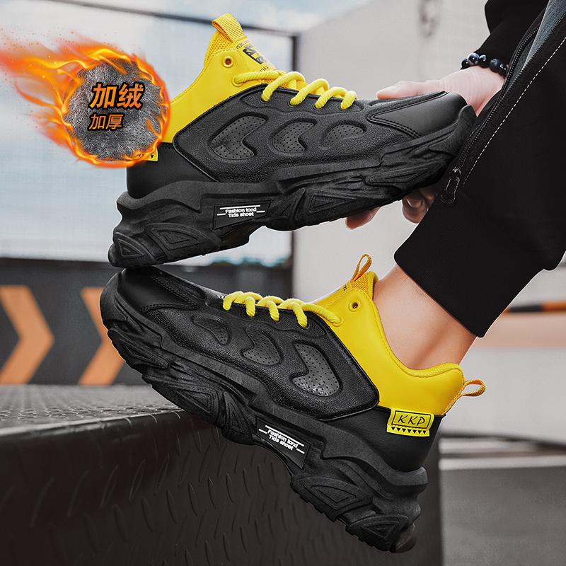 Fashion CYYTL Winter Shoes Fur Mens Warm Sneakers Casual Outdoor Platform Leather Sport Hiking Designer Luxury Tennis Loafers Snow Boots